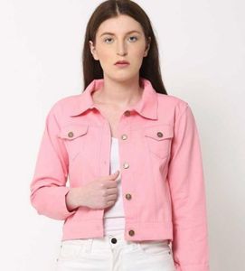 Pink Denim Jacket