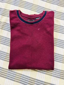 👕Maroon T-Shirt(M) - Hand Crafted Garment