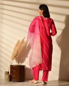 Beautiful Pink Kurta Set with Dupatta