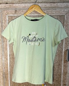 🍀💚Light Green "Be Bold Madame Young" T-Shirt