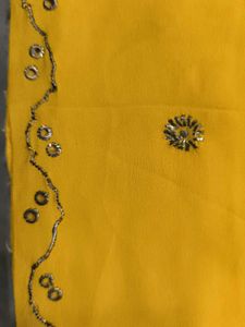 vintage Mukesh Hand work saree