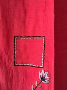 Pink Embroidered Kurta