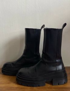 Chunky Black Platform Boots