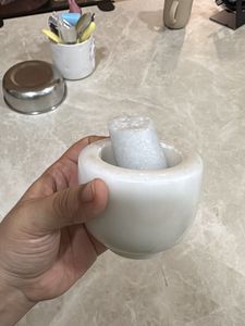 Marble Mortar and Pestle Set