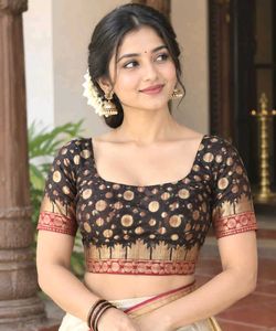new silk saree with blouse