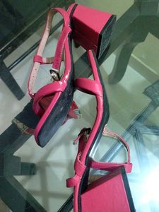 Pink Block Heels