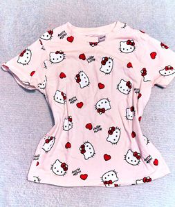 Authentic Sanrio Hello Kitty Print T-Shirt