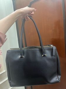 Furla Black Leather Handbag