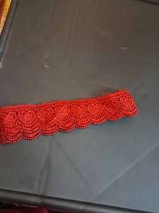 Maroon Lace 34 Inches