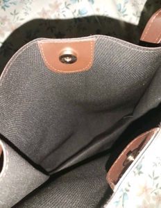 Chic Brown Faux Leather Tote Bag