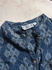 Boho Print Blue Kurta