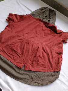 Peace Minus One Layered Hoodie