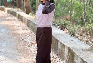 Chic Knit Vest & Long Sleeve Top Set
