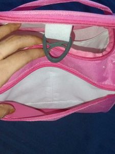 Pink Zippered Pouch