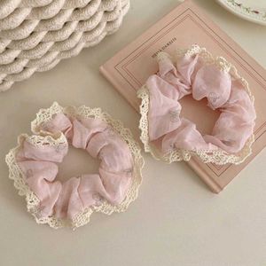 Baby Pink Lace Scrunchie 🌸 | Coquette