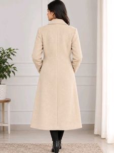 Classic Beige Lapel Coat