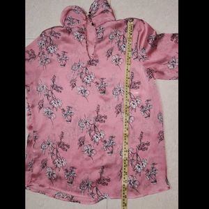 Floral Print Pink Top