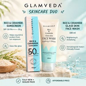 Glamveda Rice & Ceramide Skincare Duo