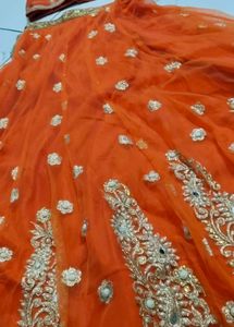 Orange Lehenga Choli Set