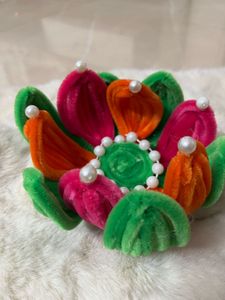 Vibrant Floral candle holder for Diwali