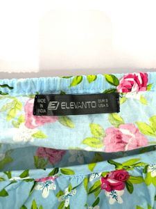 Blue Floral Print
