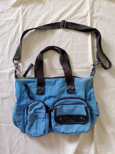 Blue denim Shoulder Bag