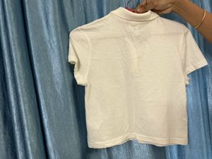 H&amp;M Classic White Polo T-Shirt