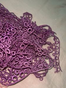 Pink Tassel Dupatta Trims
