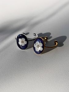 Delicate Floral Resin Ring