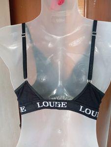 Lounge Black Bra &amp; Thong Set