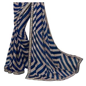 ❤️❤️Elegant Striped Saree ❤️❤️