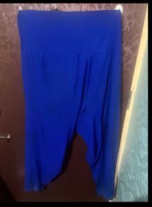 Blue Semi Patiyala Salwar