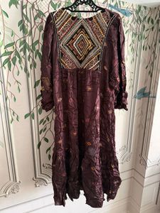 Bohemian Embroidered Maxi Dress