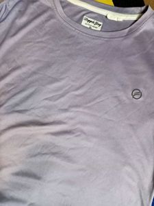 Violet silky T-Shirt