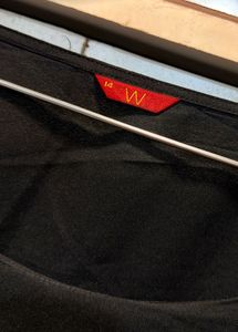Black Kurta with Floral Embroidery