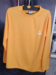 Puma Long Sleeve Shirt - Mustard