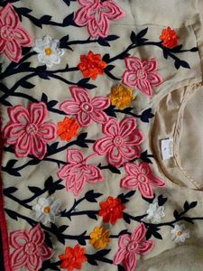 Embroidered Floral Kurti for women