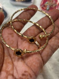 Elegant Gold Tone Bangles