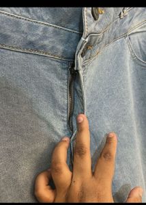 Max High Waisted Light Wash Jeans