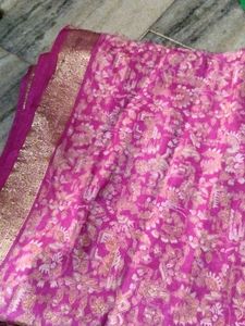 Vibrant Pink Ethnic Saree