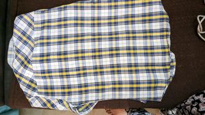 💥 PRICE DROP💥 Branded Yellow Checked Shirt