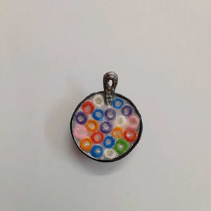 Colorful 🥣froot loop Cereal Bowl - Fridge Magnet