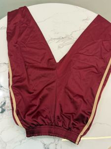 Maroon Track Pants with Side Stripes( pack of 2)