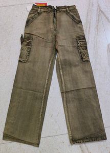 Unisex Baggy Cargo Jeans