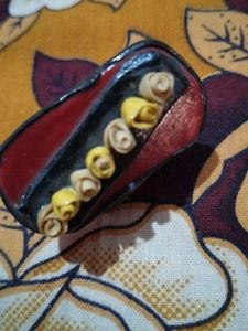 Hand made Unique Floral Saree pin