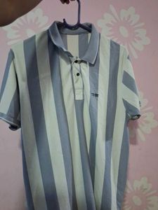 Striped Polo T-Shirt