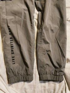 Men's Grey Cargo Joggers