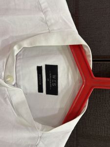 Classic Band Collar White Shirt