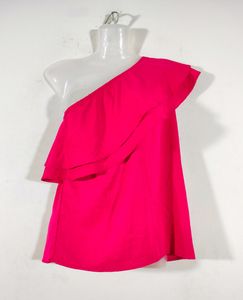 Pink One Shoulder Tops (Women's)