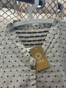 white threaded kurta